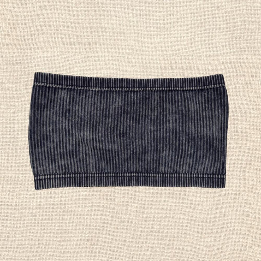 Denim COLORED Textured Tube Top